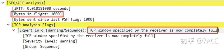 TCP Window Full