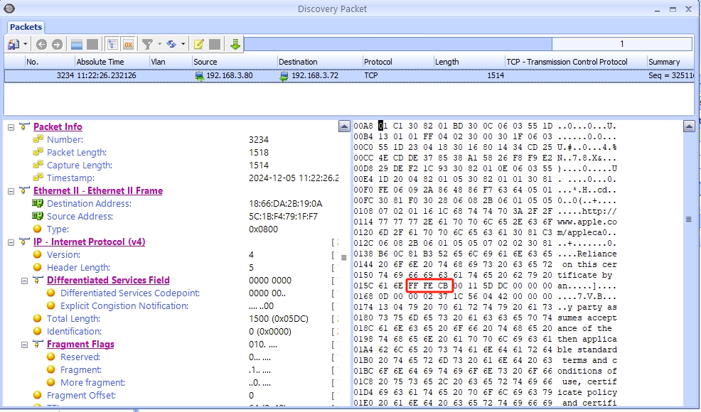 Network debug tool